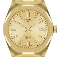 Orologio Tissot Donna PRC100 SOLAR in Acciaio placcato oro giallo T1518223302100 - T1518223302100